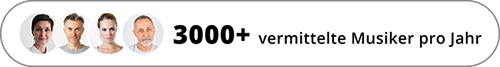 3000+ vermittelte Musiker pro Jahr auf musikersuche.net 3000+ vermittelte Musiker pro Jahr auf musikersuche.net